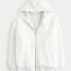 Reversible Faux Fur-Lined Fleece Zip-Up Hoodie Reversible Faux Fur-Lined Fleece Zip-Up Hoodie
