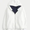 Reversible Faux Fur-Lined Fleece Zip-Up Hoodie Reversible Faux Fur-Lined Fleece Zip-Up Hoodie