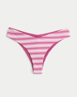 Reversible V-Waist Cheeky Bikini Bottom