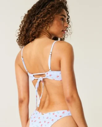 Ribbed Scoop Bikini Top