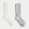 Ribbed Socks 2-Pack