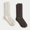 Ribbed Socks 2-Pack