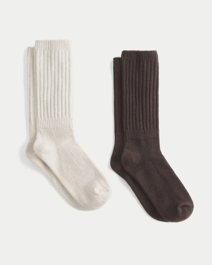 Ribbed Socks 2-Pack