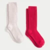 Ribbed Socks 2-Pack