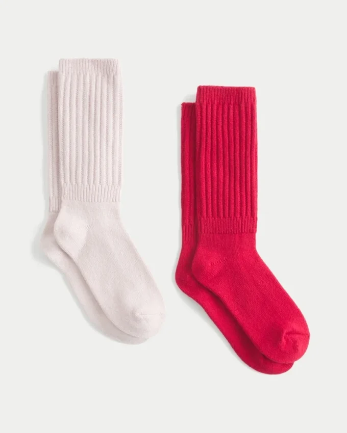 Ribbed Socks 2-Pack