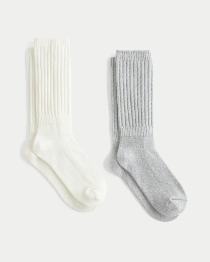 Ribbed Socks 2-Pack