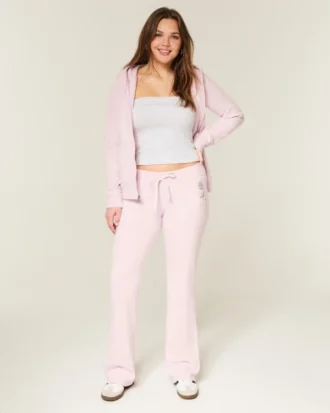 Rose Graphic Boot Sweatpants