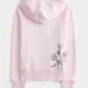 Rose Graphic Zip-Up Hoodie Rose Graphic Zip-Up Hoodie