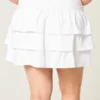 Ruffle Knit Mini Skort