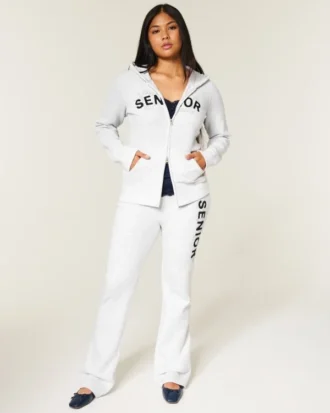 Senior Graphic Bootcut Sweatpants