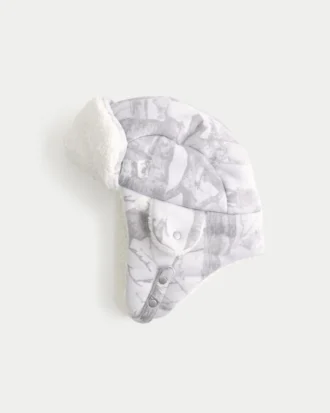 Sherpa-Lined Trapper Hat