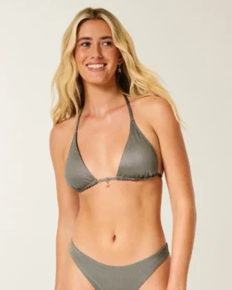 Shimmer Multi-Way Triangle Bikini Top