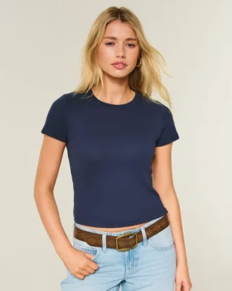 Short-Sleeve Crew Baby Tee