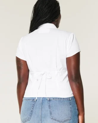 Short-Sleeve Poplin Shirt