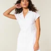 Short-Sleeve Shirt Dress