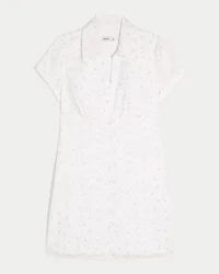 Short-Sleeve Shirt Dress