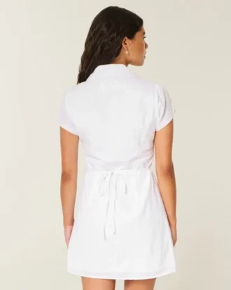 Short-Sleeve Shirt Dress
