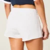 Side Stripe Fleece Mini Shorts