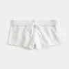 Side Stripe Fleece Mini Shorts