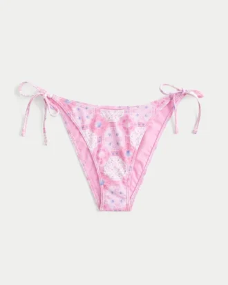 Side Tie Cheeky Bikini Bottom