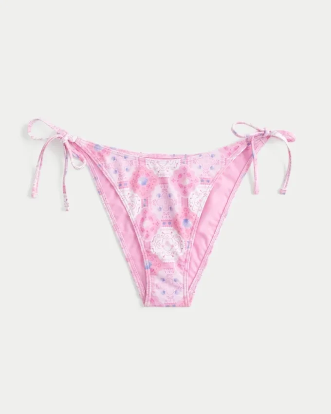 Side Tie Cheeky Bikini Bottom