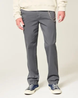 Slim Straight Chino Pants