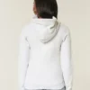 Slim Striped Zip-Up Hoodie