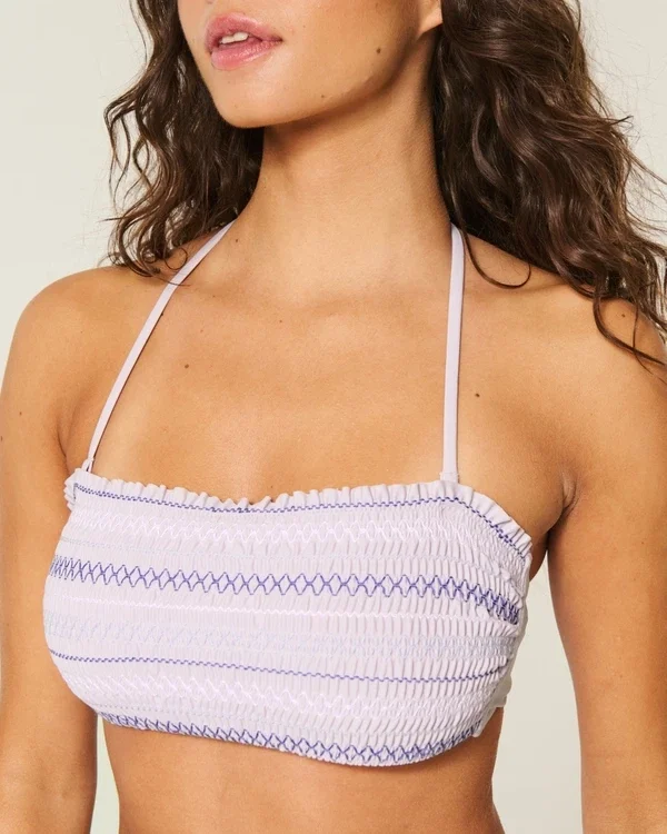 Smocked Bandeau Bikini Top Smocked Bandeau Bikini Top