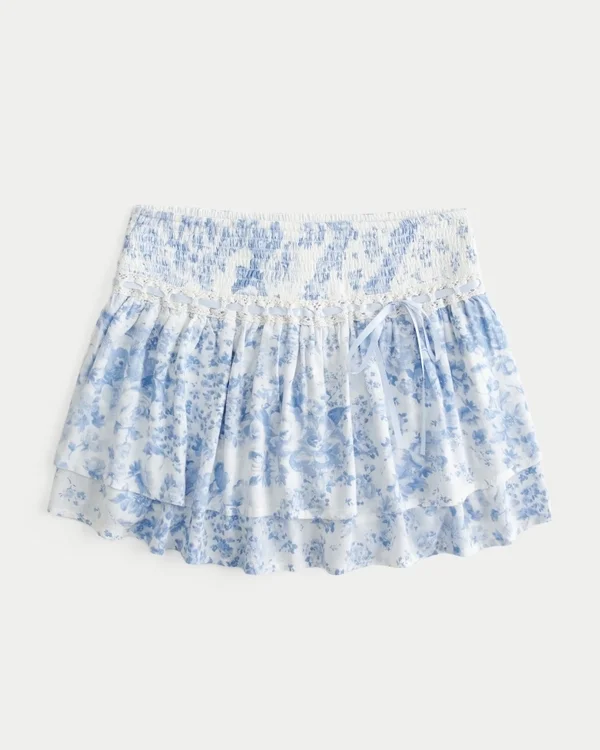 Smocked Tiered Mini Skort Smocked Tiered Mini Skort