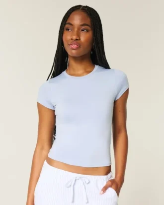 Soft Stretch Seamless Fabric Baby Tee