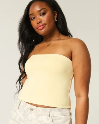 Soft Stretch Seamless Fabric Tube Top