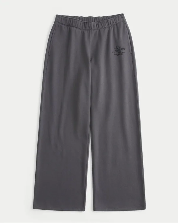 Sparkle Logo Graphic Wide-Leg Sweatpants Sparkle Logo Graphic Wide-Leg Sweatpants