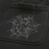 Spider Embroidery Baggy Sweatpants