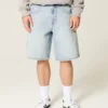 Star Graphic Baggy Denim Shorts Star Graphic Baggy Denim Shorts