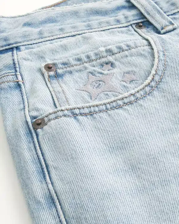 Star Graphic Baggy Denim Shorts Star Graphic Baggy Denim Shorts