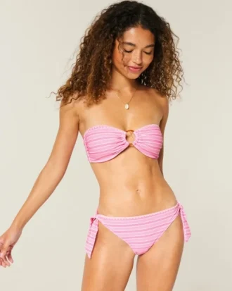 Stitched Side Tie Bikini Bottom