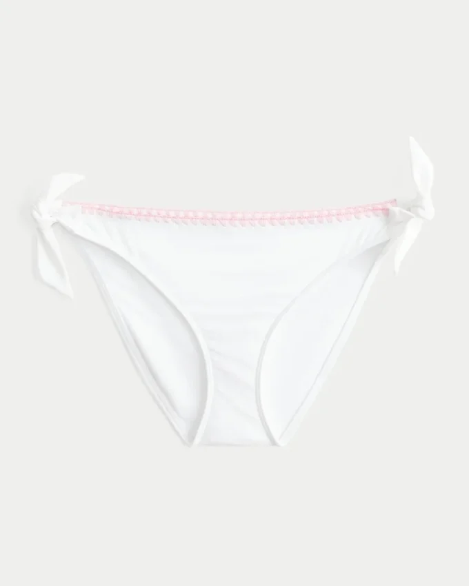 Stitched Side Tie Bikini Bottom