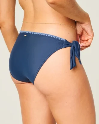 Stitched Side Tie Bikini Bottom