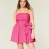 Strapless Bow Mini Dress Strapless Bow Mini Dress