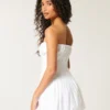 Strapless Bubble Mini Dress
