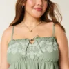 Strapless Embroidered Babydoll Dress