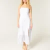 Strapless Embroidered Maxi Dress Strapless Embroidered Maxi Dress