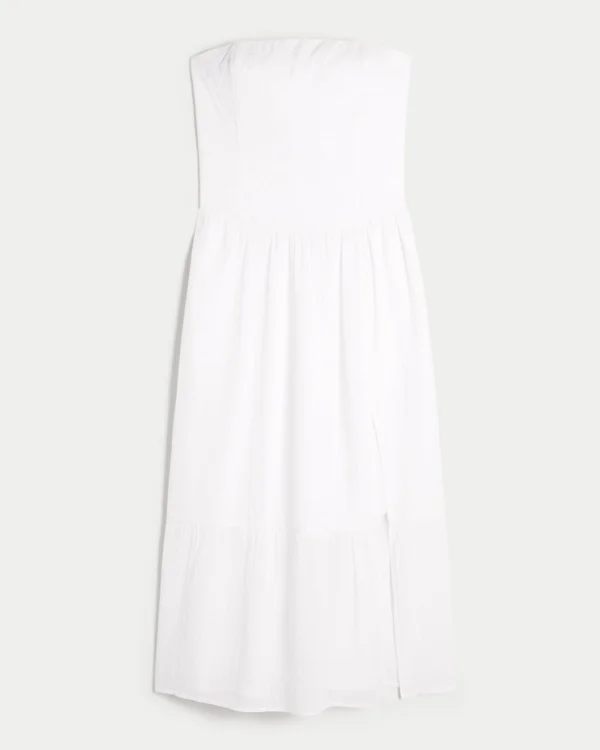 Strapless Embroidered Maxi Dress Strapless Embroidered Maxi Dress