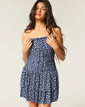 Strapless Knit Skort Dress Strapless Knit Skort Dress