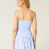 Strapless Knit Skort Dress