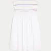 Strapless Smocked Mini Dress Strapless Smocked Mini Dress