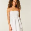 Strapless Terry Mini Dress Strapless Terry Mini Dress