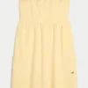 Strapless Terry Mini Dress Strapless Terry Mini Dress