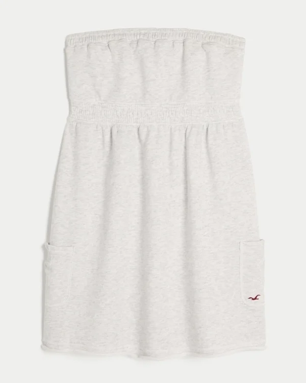 Strapless Terry Mini Dress Strapless Terry Mini Dress