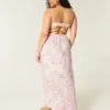 Strapless Twist Bust Maxi Dress